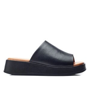Women's Black Slide Sandals